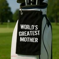 World's Greatest Mother Golf Towel thumb 2