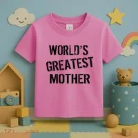 World's Greatest Mother Toddler T-Shirt thumb 3