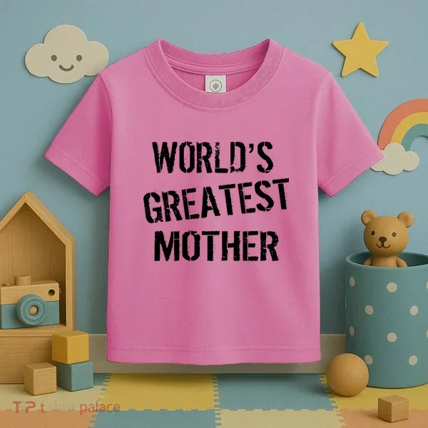 World's Greatest Mother Toddler T-Shirt