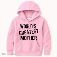 World's Greatest Mother Kids Hoodie thumb 0