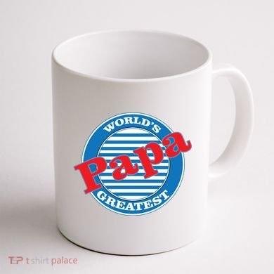 World's Greatest Papa Coffee Mug back