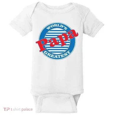 World's Greatest Papa Baby Bodysuit