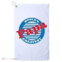 World's Greatest Papa Golf Towel thumb 0