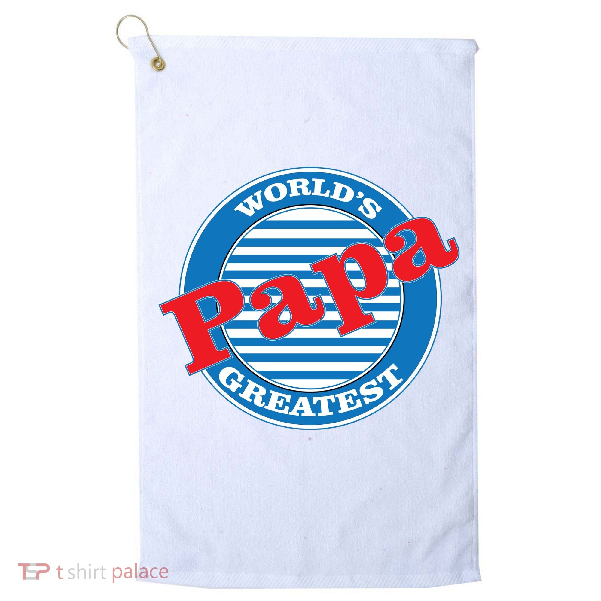 World's Greatest Papa Golf Towel