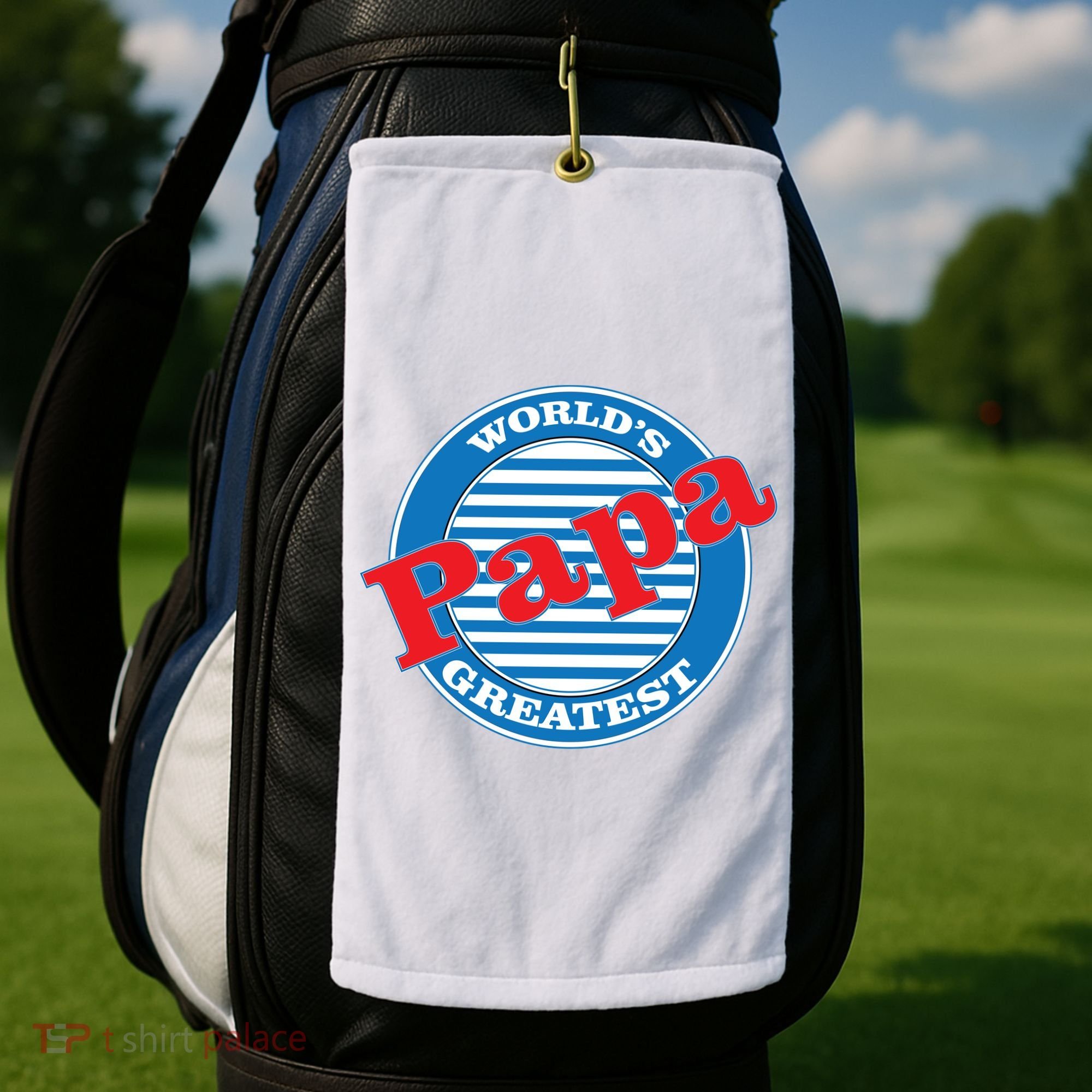 World's Greatest Papa Golf Towel