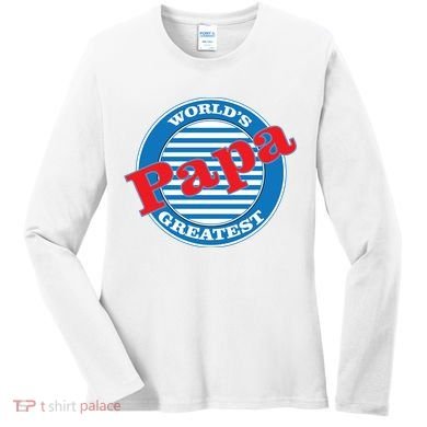 World's Greatest Papa Women's Long Sleeve Shirt