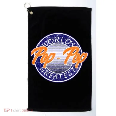 Worlds Greatest Pop-Pop Golf Towel