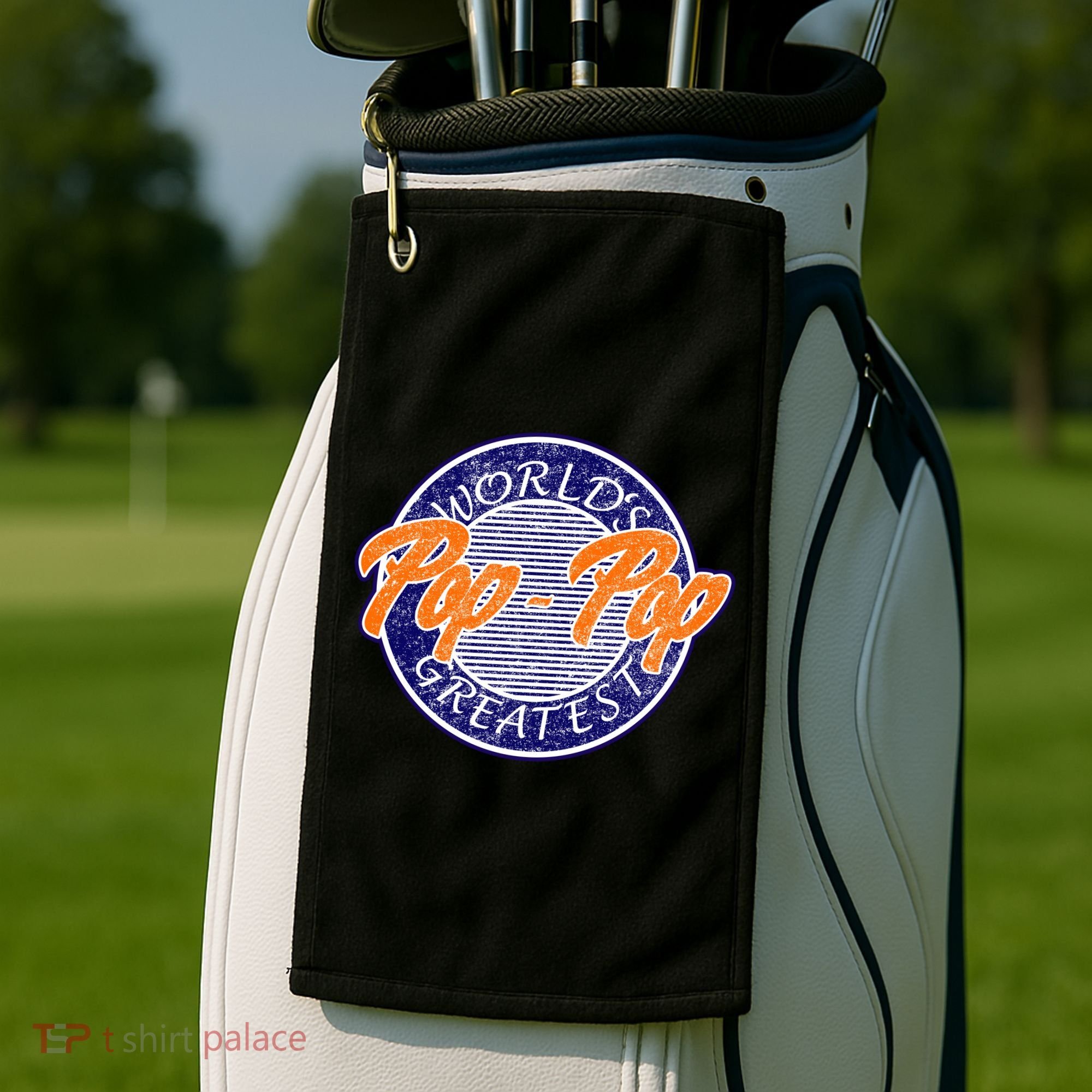Worlds Greatest Pop-Pop Golf Towel