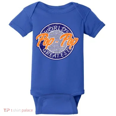 Worlds Greatest Pop-Pop Baby Bodysuit