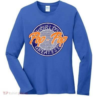 Worlds Greatest Pop-Pop Women's Long Sleeve Shirt