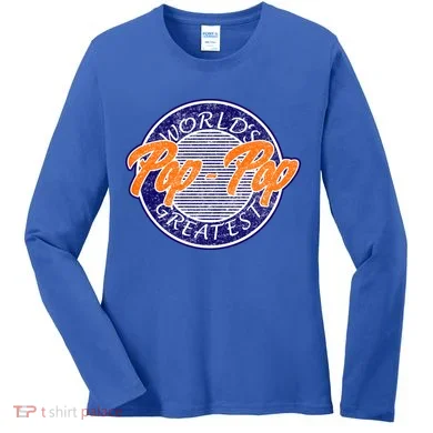 Worlds Greatest Pop-Pop Women's Long Sleeve Shirt