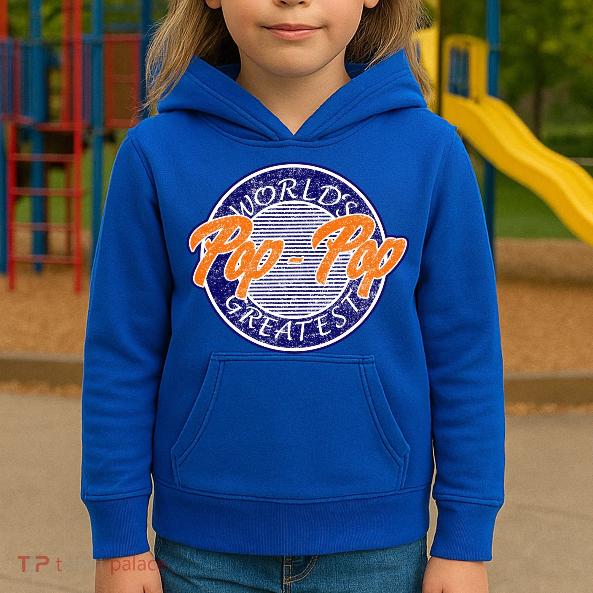 Worlds Greatest Pop-Pop Kids Hoodie