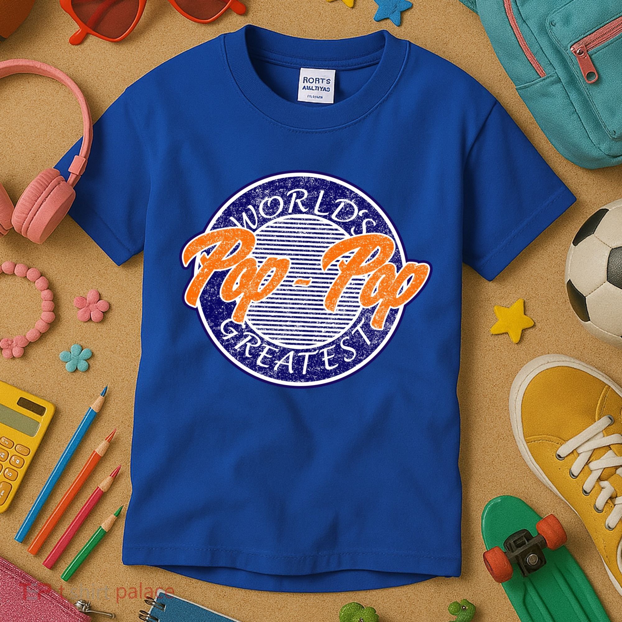 Worlds Greatest Pop-Pop Kids T-Shirt