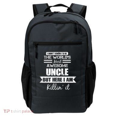 World's Most Awesome Uncle Backpack