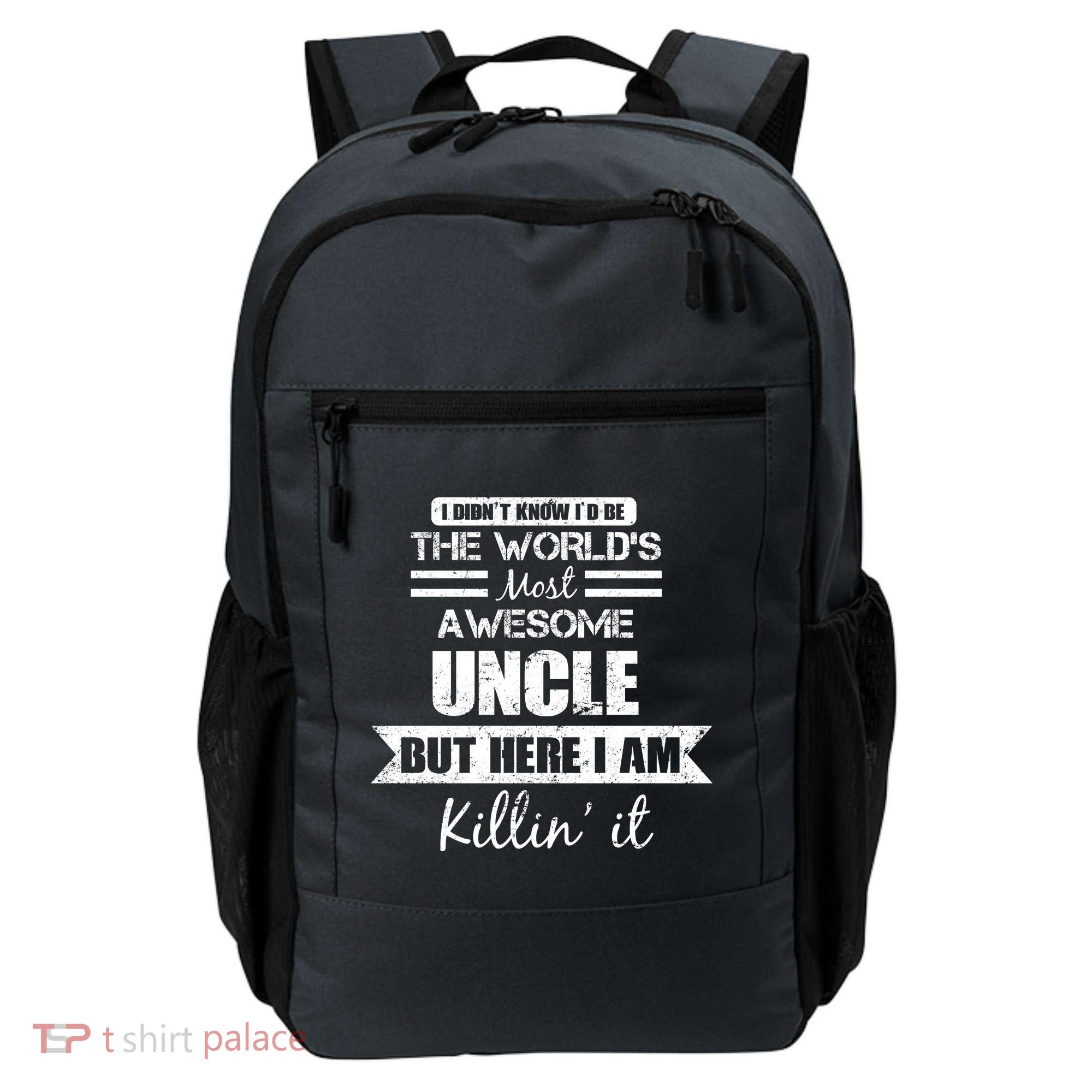 World's Most Awesome Uncle Backpack