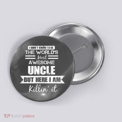 World's Most Awesome Uncle Button