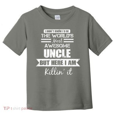 World's Most Awesome Uncle Toddler T-Shirt