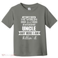 World's Most Awesome Uncle Toddler T-Shirt thumb 0