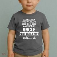 World's Most Awesome Uncle Toddler T-Shirt thumb 2