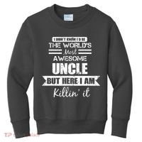 World's Most Awesome Uncle Kids Sweatshirt thumb 0