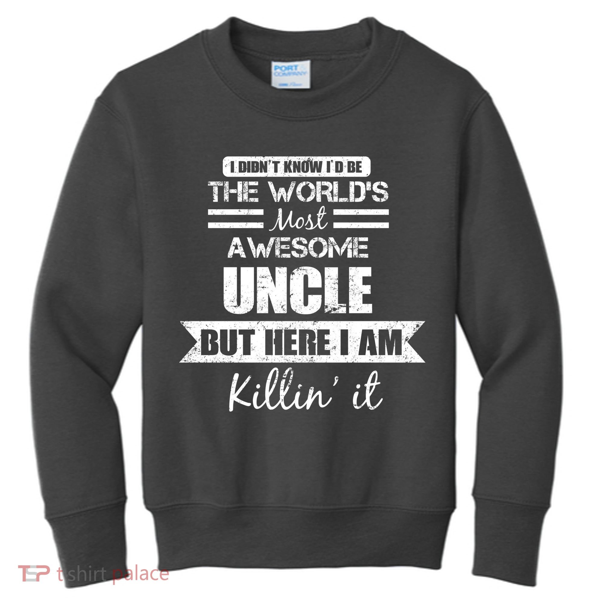 World's Most Awesome Uncle Kids Sweatshirt