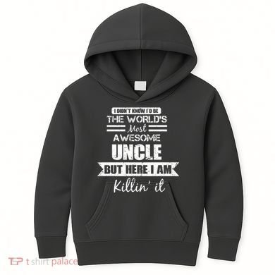 World's Most Awesome Uncle Kids Hoodie