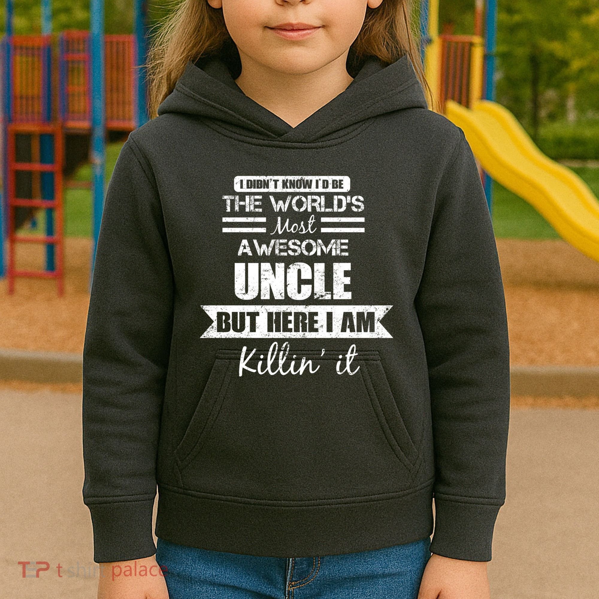 World's Most Awesome Uncle Kids Hoodie