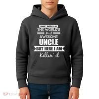 World's Most Awesome Uncle Kids Hoodie thumb 4