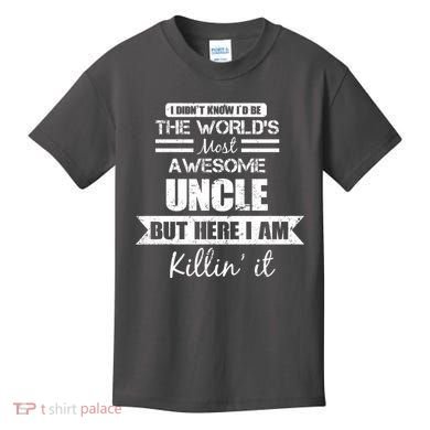 World's Most Awesome Uncle Kids T-Shirt