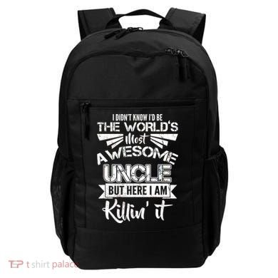 World's Most Awesome Uncle Killing It Backpack