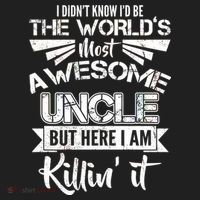 World's Most Awesome Uncle Killing It Golf Towel thumb 3