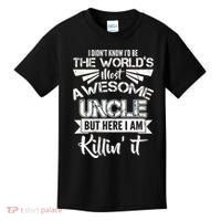 World's Most Awesome Uncle Killing It Kids T-Shirt thumb 0