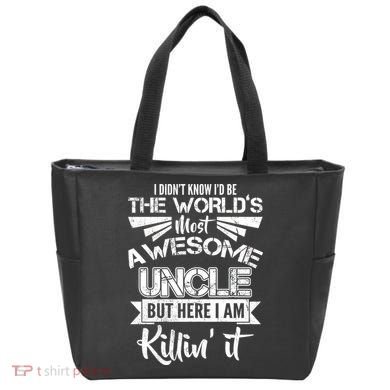 World's Most Awesome Uncle Killing It Tote Bag