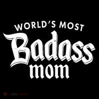 World's Most Badass Mom Ornament thumb 1