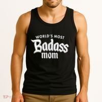 World's Most Badass Mom Tank Top thumb 3
