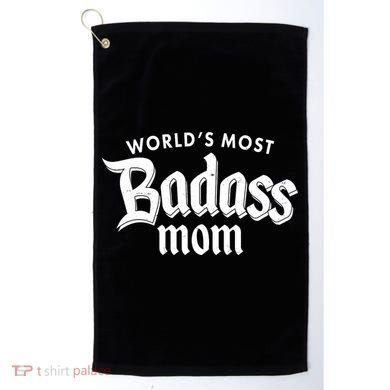 World's Most Badass Mom Golf Towel