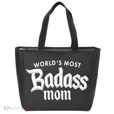 World's Most Badass Mom Tote Bag
