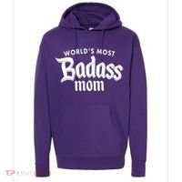 World's Most Badass Mom Hoodie thumb 0
