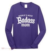 World's Most Badass Mom Long Sleeve Shirt thumb 0
