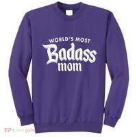 World's Most Badass Mom Sweatshirt thumb 0