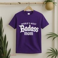 World's Most Badass Mom T-Shirt thumb 2