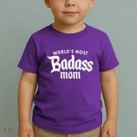 World's Most Badass Mom Toddler T-Shirt thumb 2