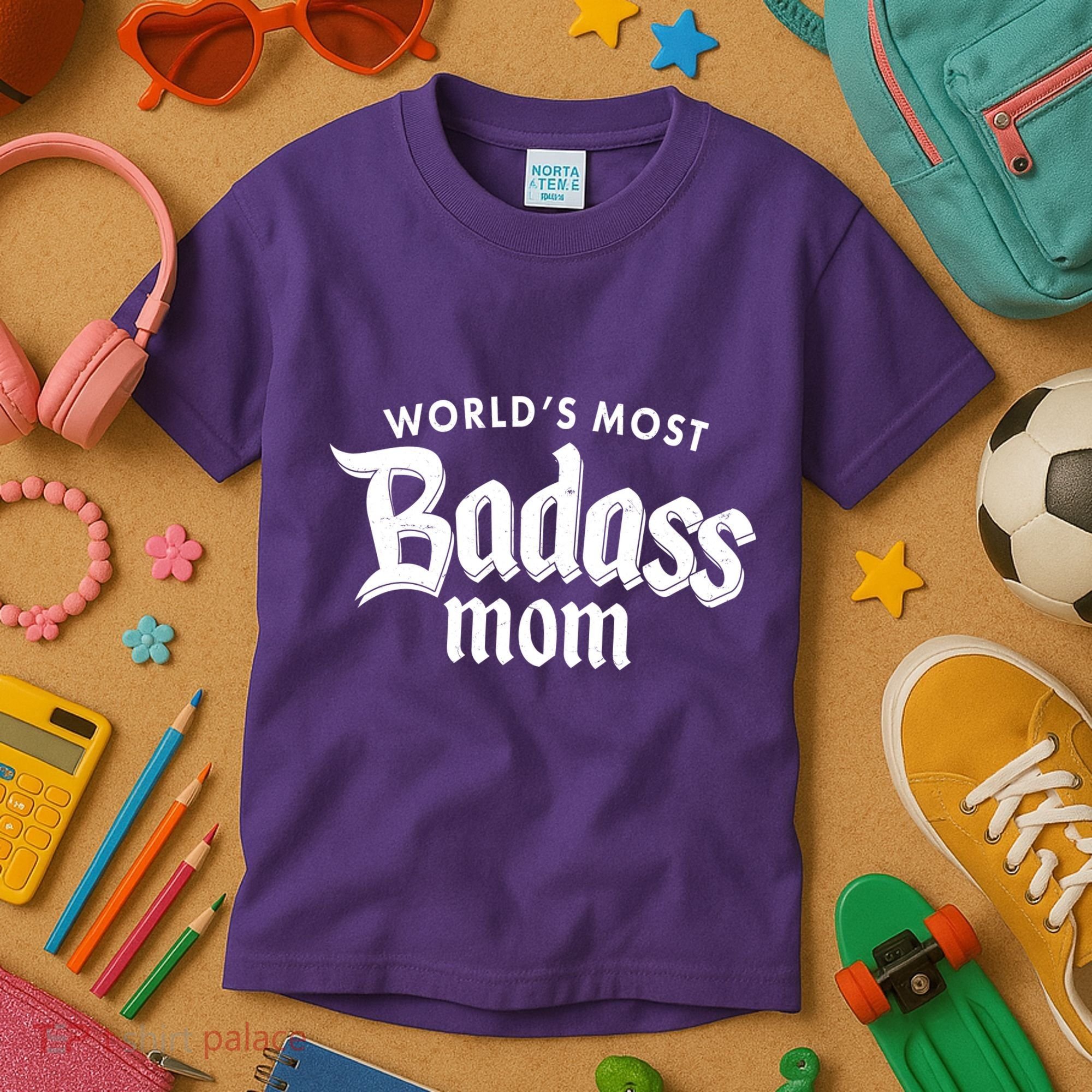 World's Most Badass Mom Kids T-Shirt