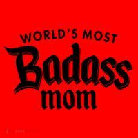 World's Most Badass Mom Santa Hat thumb 1