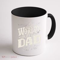 World's Okayest Dad Coffee Mug thumb 1