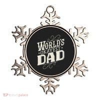 World's Okayest Dad Ornament thumb 0