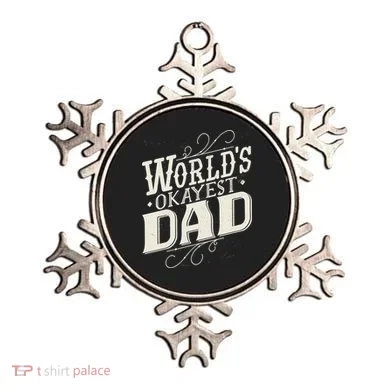 World's Okayest Dad Ornament