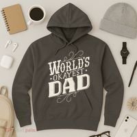 World's Okayest Dad Hoodie thumb 3