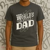 World's Okayest Dad T-Shirt thumb 3