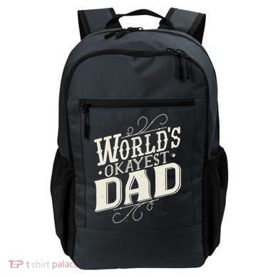 World's Okayest Dad Backpack